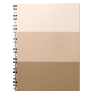 Brown Ombre Striping Notizblock