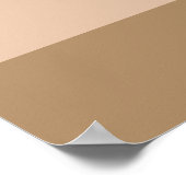Brown Ombre Striping Poster (Ecke)