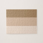 Brown Ombre Striping Puzzle (Horizontal)
