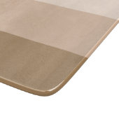 Brown Ombre Striping Schneidebrett (Ecke)