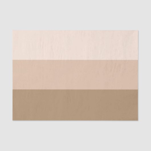 Brown Ombre Striping Seidenpapier (Vorderseite)