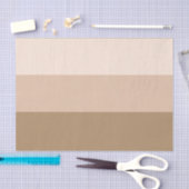 Brown Ombre Striping Seidenpapier (Handwerk)