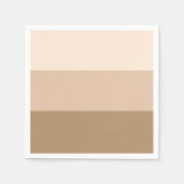 Brown Ombre Striping Serviette (Vorderseite)