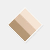 Brown Ombre Striping Serviette (Ecke)