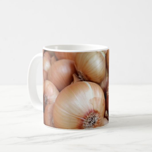 Brown Onions Kitchen Tasse (Vorderseite Links)