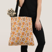 BROWN & ORANGE FALL BLUME TASCHE (Von Nahem)