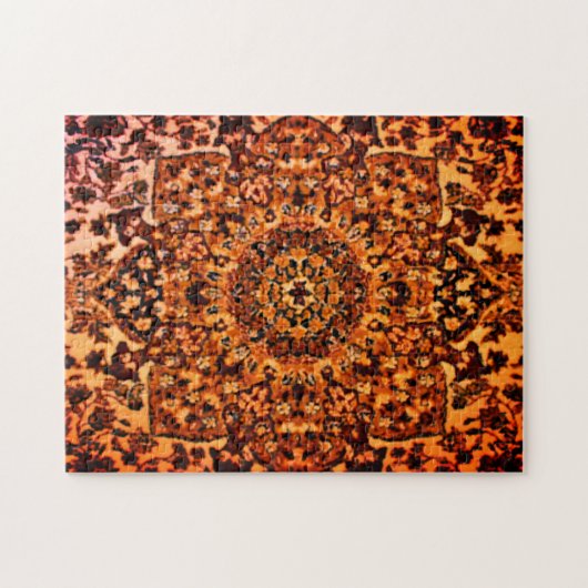 Brown Oriental Rug Puzzle (Horizontal)