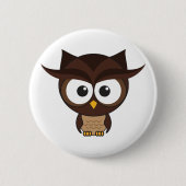 Brown Owl Button (Vorderseite)