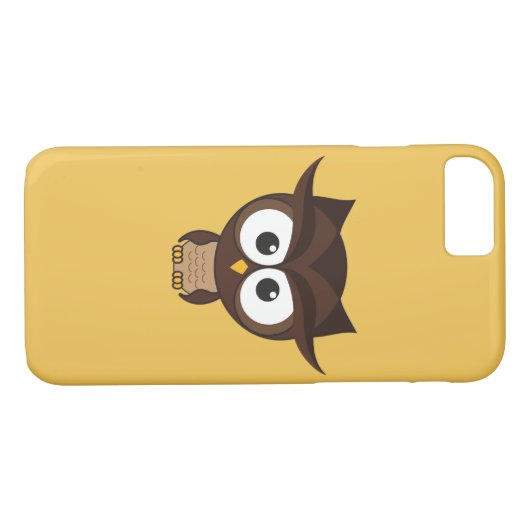 Brown Owl Case-Mate iPhone Hülle (Rückseite (Horizontal))