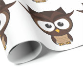 Brown Owl Geschenkpapier (Rolleneckpunkt)