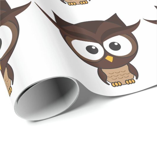Brown Owl Geschenkpapier (Rolleneckpunkt)