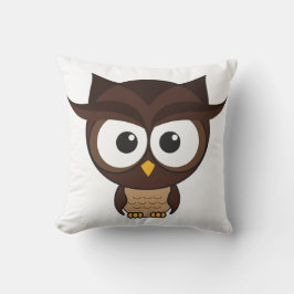 Brown Owl Kissen