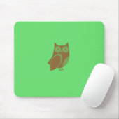 Brown Owl Mousepad (Mit Mouse)