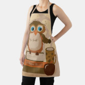Brown Owl on Books Lehrerin Personalisierte Schürz Schürze (InSitu)
