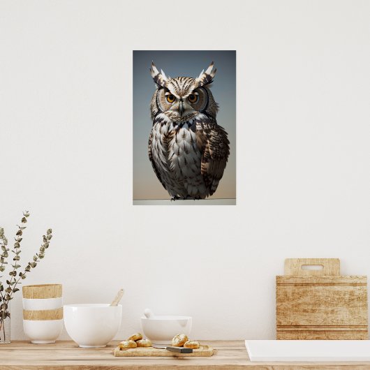 Brown Owl Poster (Küche)