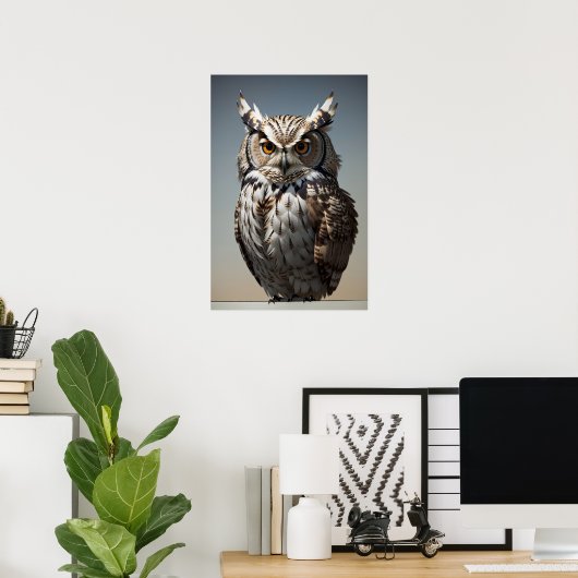 Brown Owl Poster (Heimbüro)