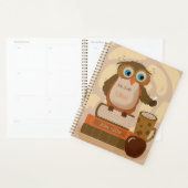 Brown Owl Teacher Planer mit Schuljahr (Anzeige)