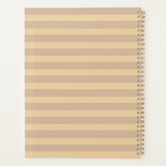 Brown Owl Teacher Planer mit Schuljahr (Rückseite)