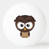 Brown Owl Tischtennisball (Rückseite)
