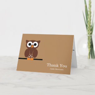 Brown Owl Vielen Dank Dankeskarte
