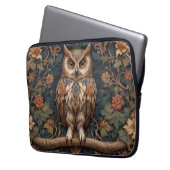 Brown Owl William Morris Inspiriert Laptopschutzhülle (Vorderseite Links)