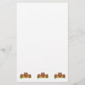 Brown Owls Design Briefpapier (Rückseite)