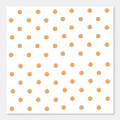 Brown Paint Streak Polka Dot Wallpaper Tapete (Vorderseite)