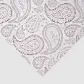 Brown Paisley-Muster für Weißzettel Seidenpapier (Ausschnitt)