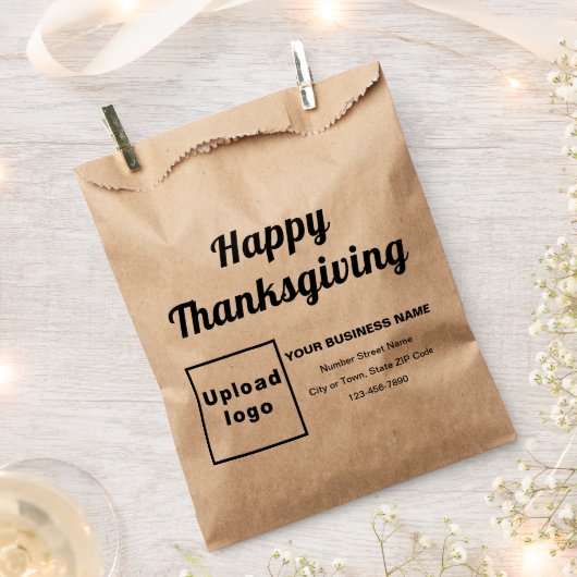 Brown Paper Bag Business Erntedank Geschenktütchen (Ausgeschnitten)