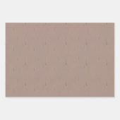 Brown Paper & Cardboard Realistisches Geschenkwrap Geschenkpapier Set (Vorderseite)