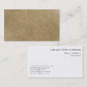 Brown-Papiertüte mögen Texutre Visitenkarte (Vorne/Hinten)