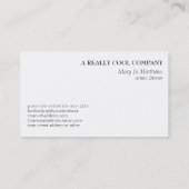 Brown-Papiertüte mögen Texutre Visitenkarte (Rückseite)