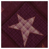 Brown-Patchwork Stoff (Nahaufnahme)