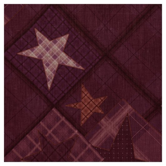 Brown-Patchwork Stoff (Muster)