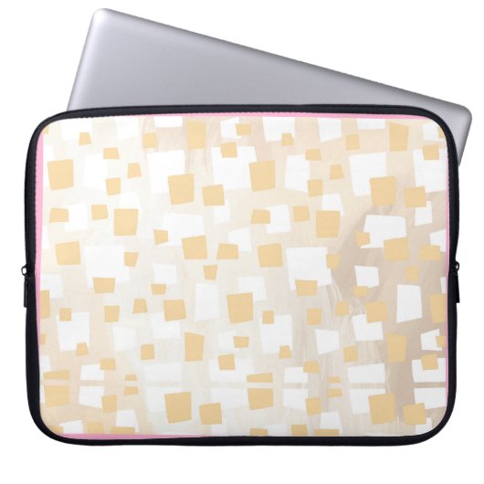 Brown Pattern Bag Laptopschutzhülle (Vorderseite)