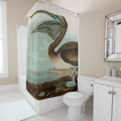 Brown Pelican Birds America Audubon Print Duschvorhang (Beispiel)