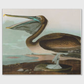 Brown Pelican Birds America Audubon Print Geschenkpapier (Flach)
