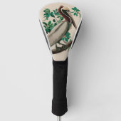 Brown Pelican Birds America Audubon Print Golf Headcover (Vorderseite)
