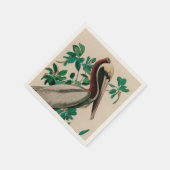 Brown Pelican Birds America Audubon Print Serviette (Ecke)
