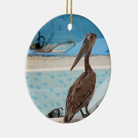 Brown Pelican | Cabo San Lucas Keramik Ornament (Rechts)
