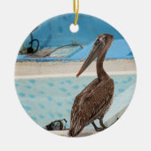 Brown Pelican | Cabo San Lucas Keramik Ornament (Vorne)