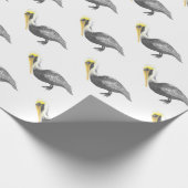 Brown Pelican Geschenkpapier (Ecke)