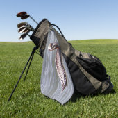 Brown Pelican Golfhandtuch (Gras)