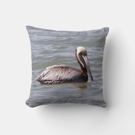 Brown Pelican Kissen