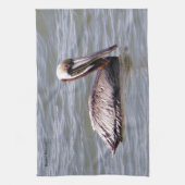 Brown Pelican Küchentuch (Vertikal)