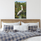 Brown Pelican Leinwanddruck (Insitu (Schlafzimmer))