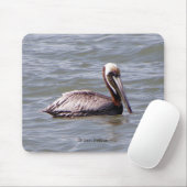 Brown Pelican Mousepad (Mit Mouse)