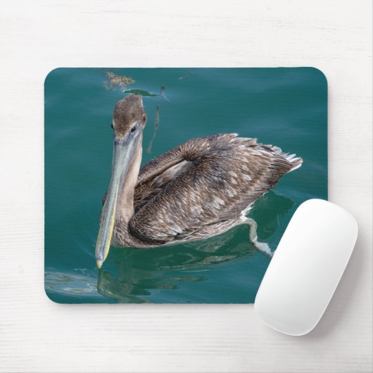 Brown Pelican Mousepad (Mit Mouse)