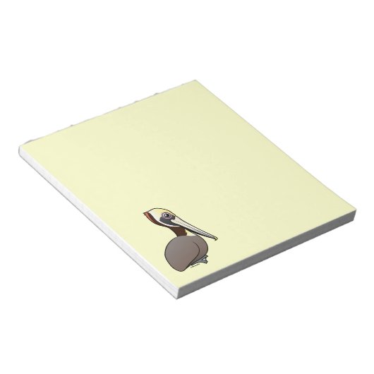 Brown Pelican Notizblock (angewinkelt)