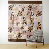 Brown Pelican oder Hawk Federn Wandteppich (Beispiel)